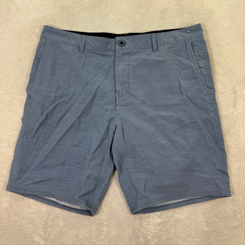 Levitate Mens Hybrid Shorts 36 Blue Stretch‎ Performance Water Ready Casual Work